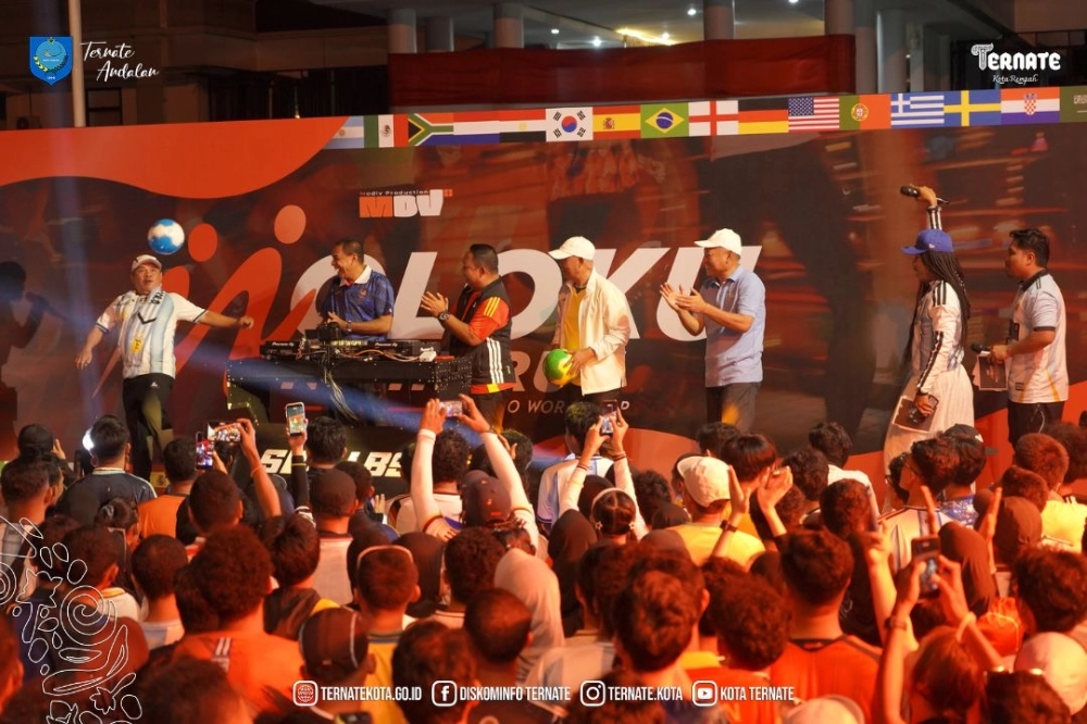 Ribuan Warga Ternate Ramaikan Moloku Night Fun Run 5K Berbalut Euforia Piala Dunia 2026